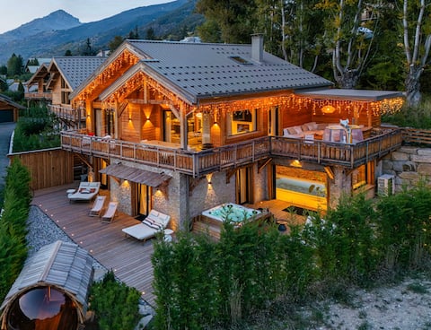 Chalet Jeri Pool Sauna Jacuzzi Serre Chevalier