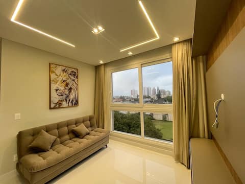 Top Airbnb: Magnificent one-bedroom apartment. em Tramandaí