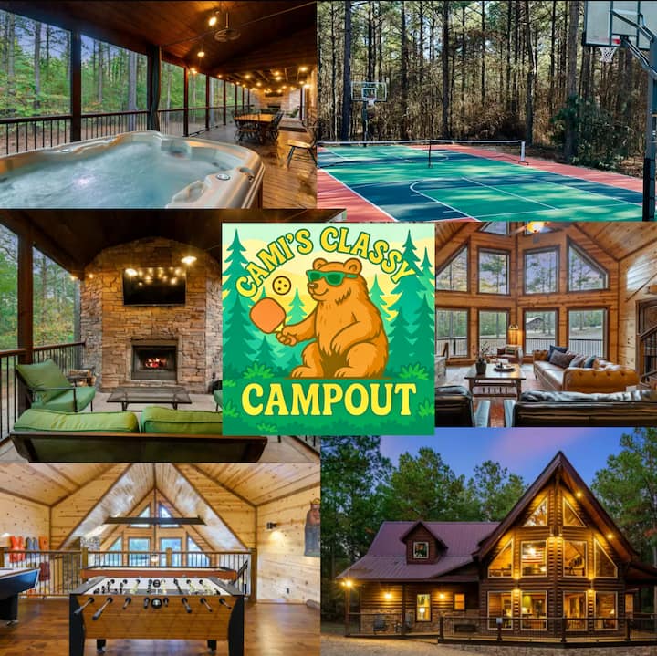 Your Favorite Cabin W/ Pickleball, Basketball - Broken Bow, OK
