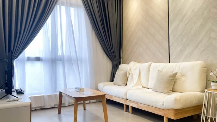 Mossaz Pj | 4pax Muji 2bedroom [Netflix] 5km To 1u - Selangor