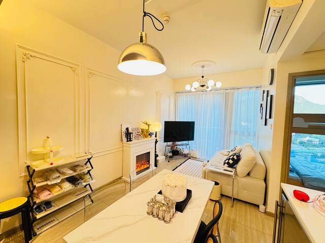 海洋公园会展中心豪华装修两房两厅地铁公寓可以洗衣做饭 gallery image 3