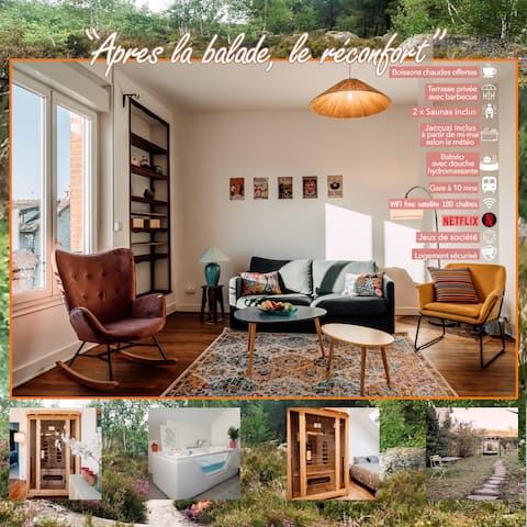 The SPA Duo - 2 Apartments - Private Sauna - Balneo - Garden