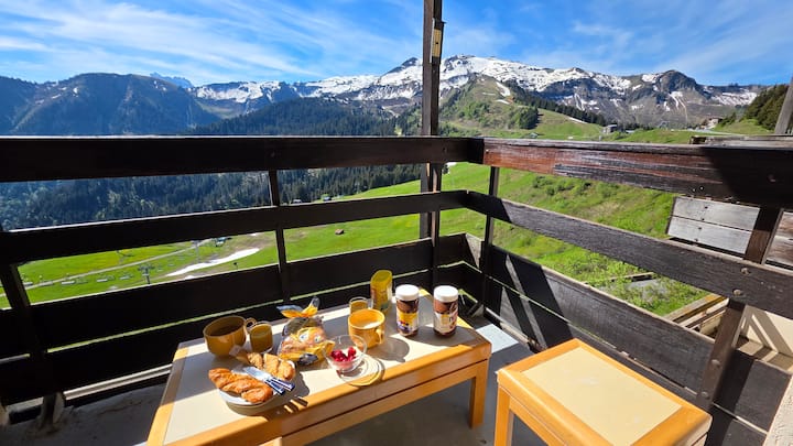 Studio Vue Montagne, Skis Aux Pieds, Garage Inclus - Samoëns