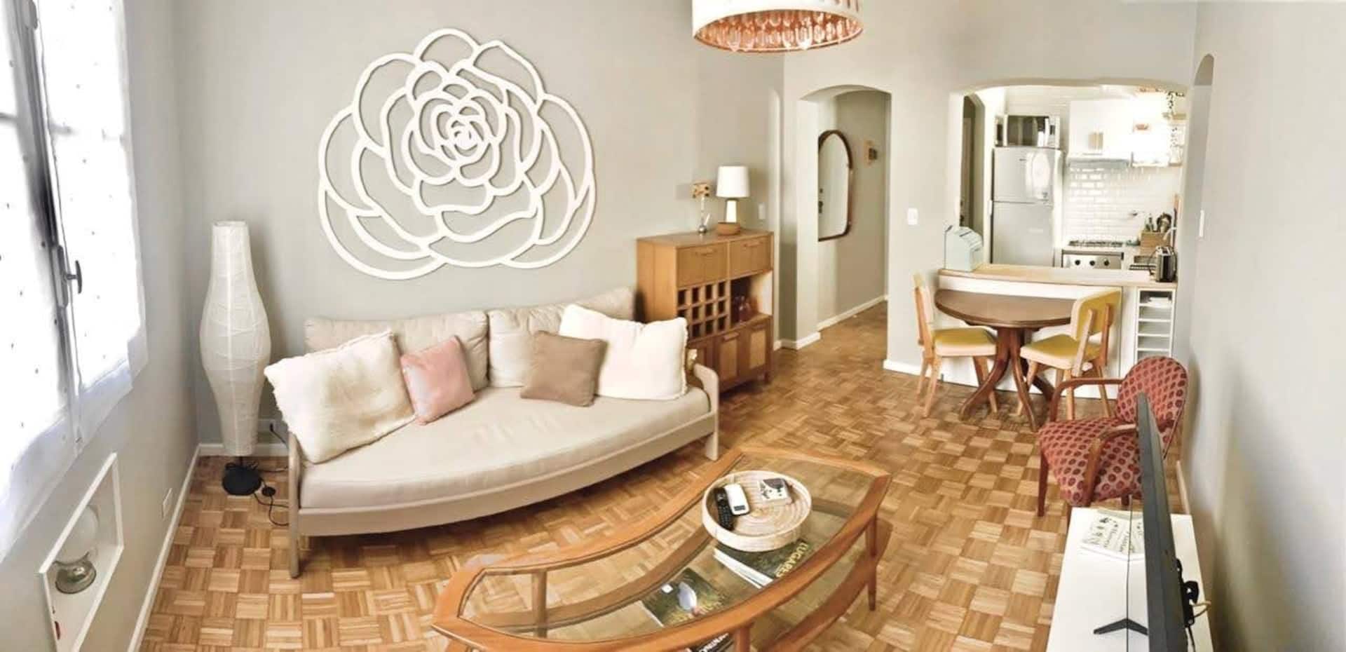 Apartamento reformado de 1 quarto em Palermo Soho