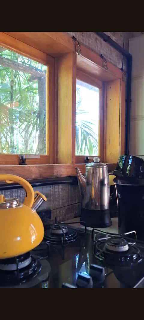 Imóvel de sucesso: Corner Cabin 17 at Sítio Lagartixa Vesga em Três Coroas