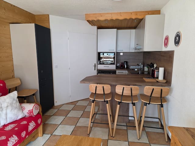 Entire home with Studio bedrooms in Tignes - Studio south oriented located on ski slopes + wifi