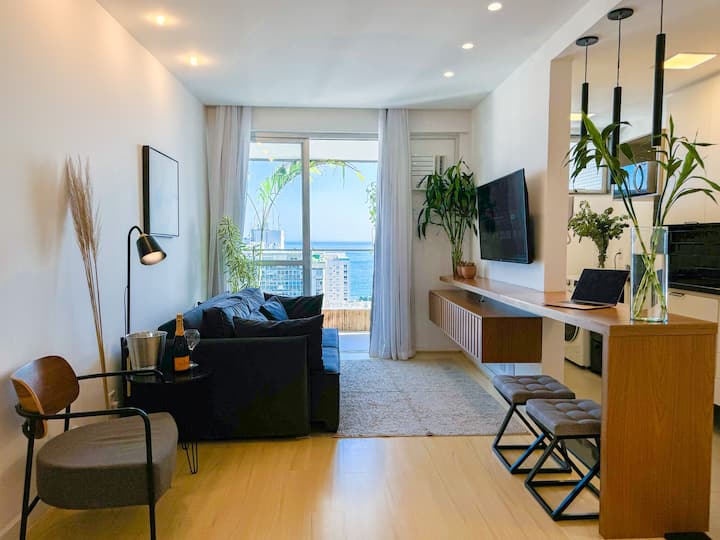 Luxury Flat: Balcony, Sunset, Beach View, Pool&gym - Rio de Janeiro