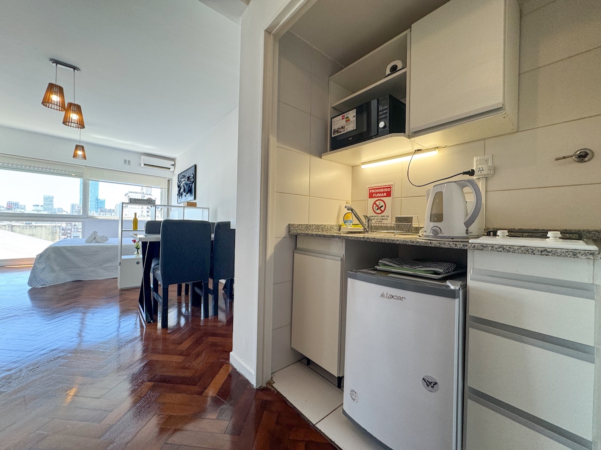 Departamento de 1 dormitorio en San Nicolás sobre Av. Corrientes