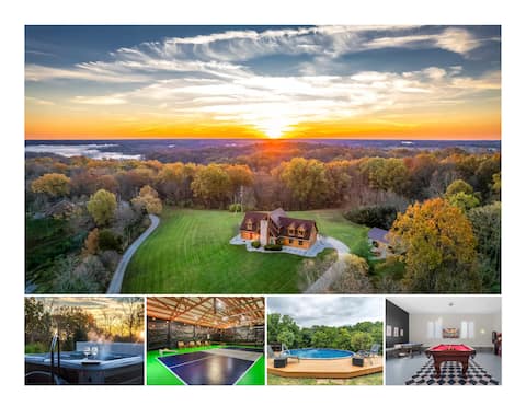 4 Private Acres! HotTub/Pool | Pickleball | Arcade