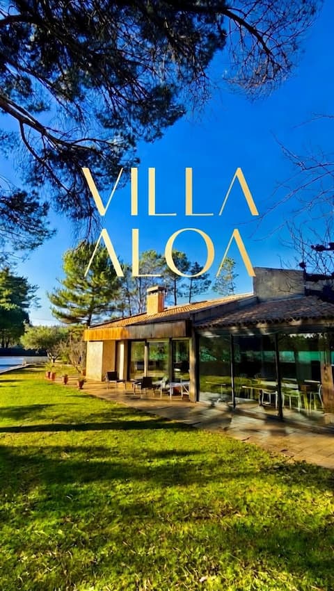 Ardèche, Aubenas, Vallon Pont d'Arc, villa with pool