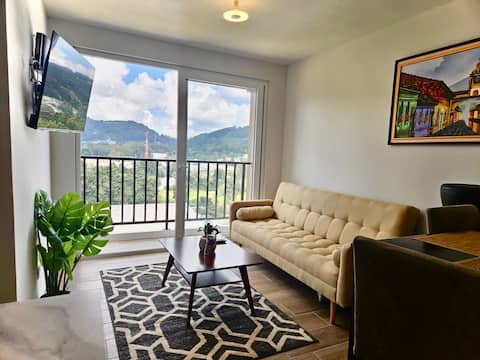 Apt near Antigua, overlooking the Volcanoes