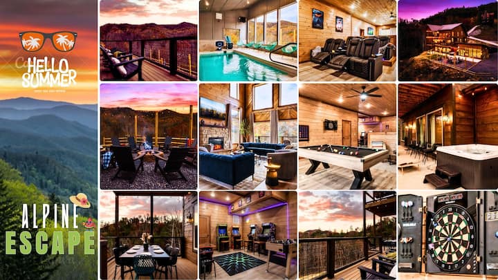 Smoky Mtn -Gameroom,heatedpool,theater,bbq&firepit - Tennessee