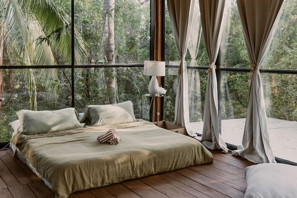 The Glass Treehouse, by the La Saladita break, La Saladita, Guerrero, Mexico, photo 6 of 10