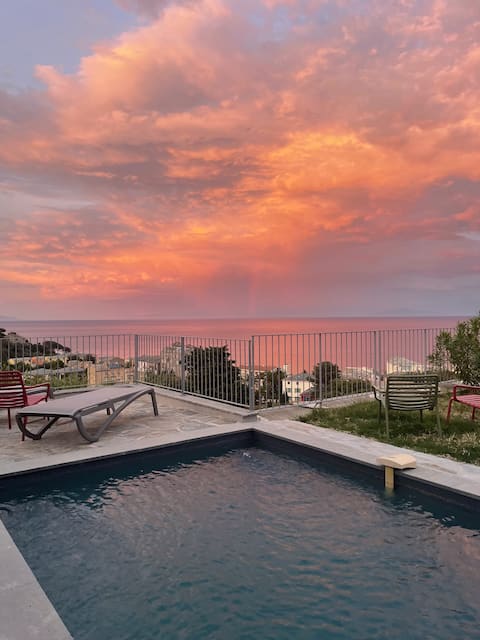 Villa 6 pax pool panoramic sea view