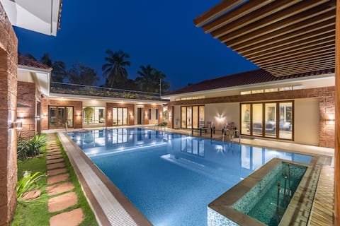 Elite Escape: 3 BHK Villa W/ Pool, Gaming & Garden