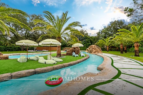 One & Only Lazy River Pool | Water Slide • Cinema