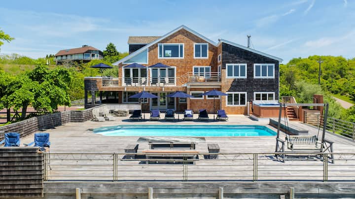 5br/4.5ba: Pool, Hot Tub, Ping-pong, Fire Pit - Montauk, NY
