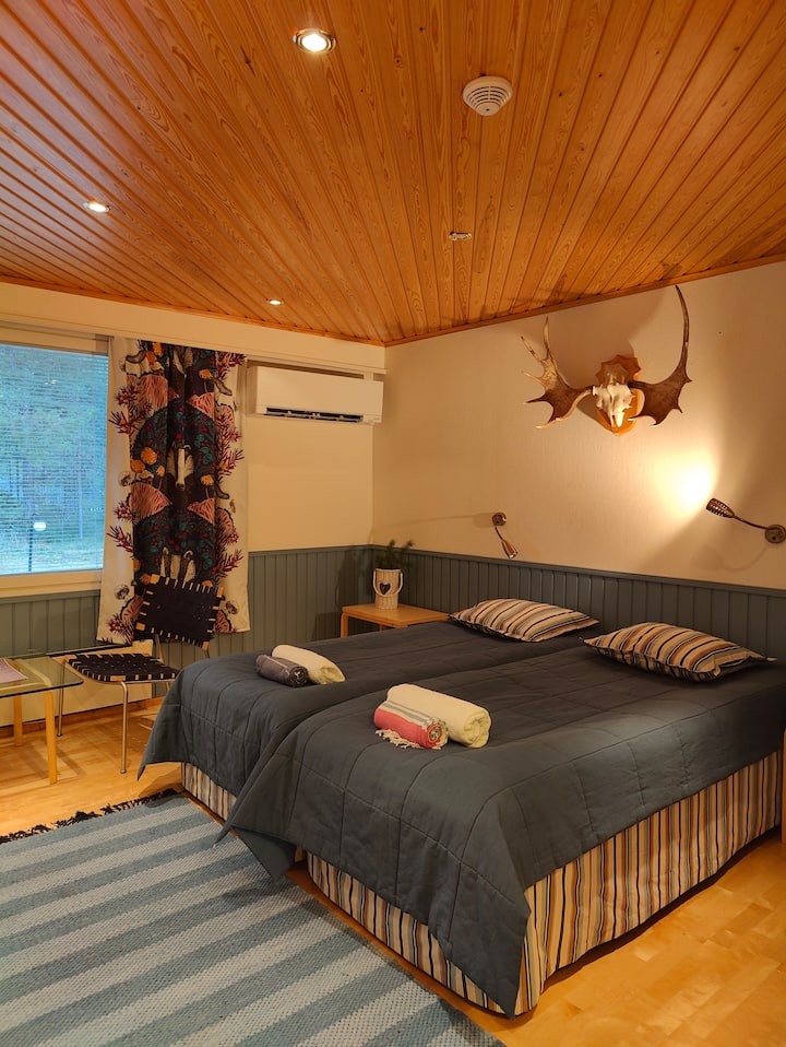 Private Apartment Next To Lake Ukko - Lapland