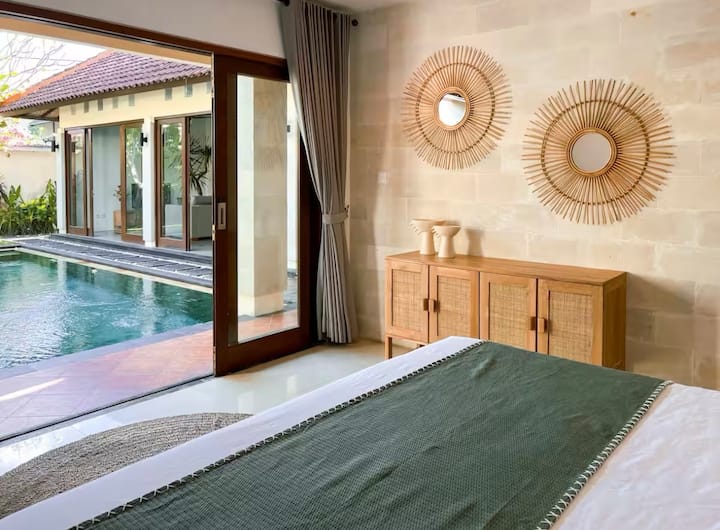 Pool views from the comfort of your bed!