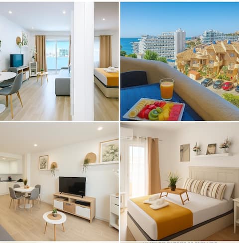 Popular Airbnb listing: Benalbeach New Sunny Apartment by the Sea in Benalmádena