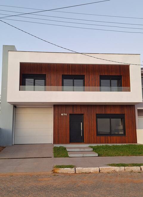 Casa em frente à praia