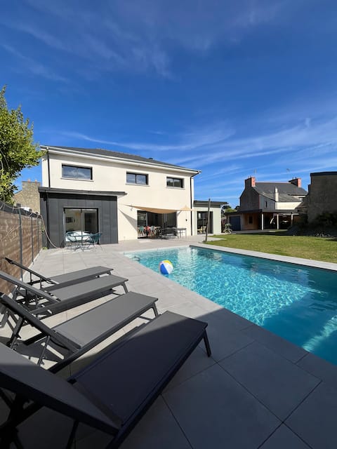 Villa Les Grandes Marées -Heated pool - 12 guests