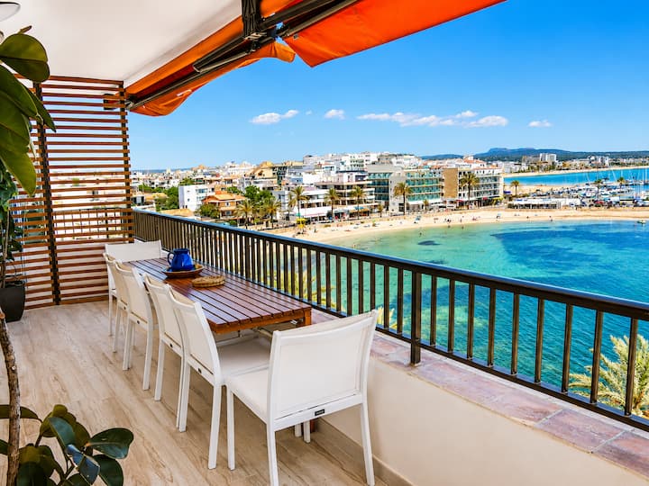 Casa Escultor En Première Ligne De Mer - Palma