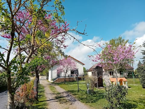 Large town and countryside house