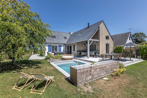 Nice house * Pool/garden * direct beach access