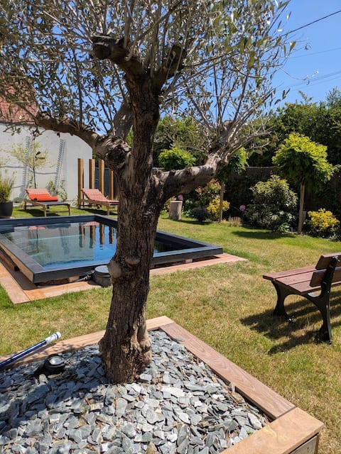 Beautiful house for 8 people with pool
[Le Coq à Cucq]