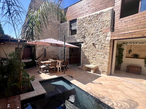 House in the heart of the village