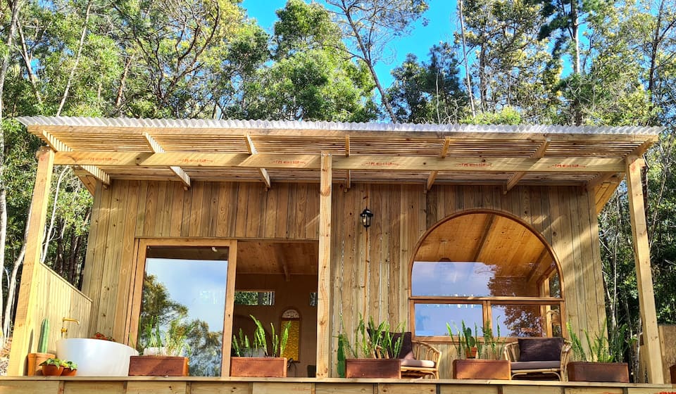 Hidden Leaf, a cabin in the forest, Wilderness, Western Cape, South Africa, photo 1 of 10