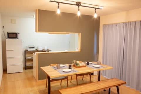 Anan/an 6-minute walk from the station/
A family-friendly inn