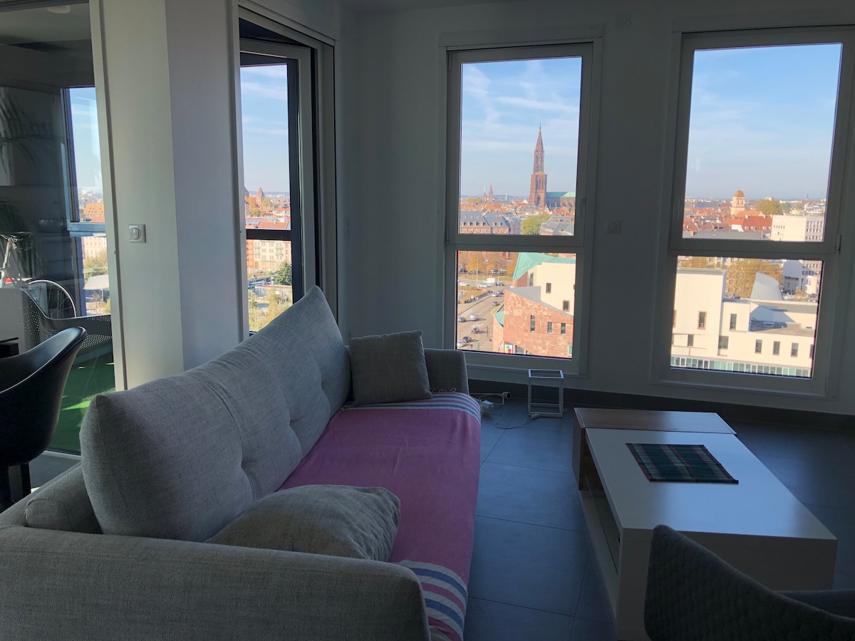Top Airbnb: 2 p contemporary, stunning view à Strasbourg