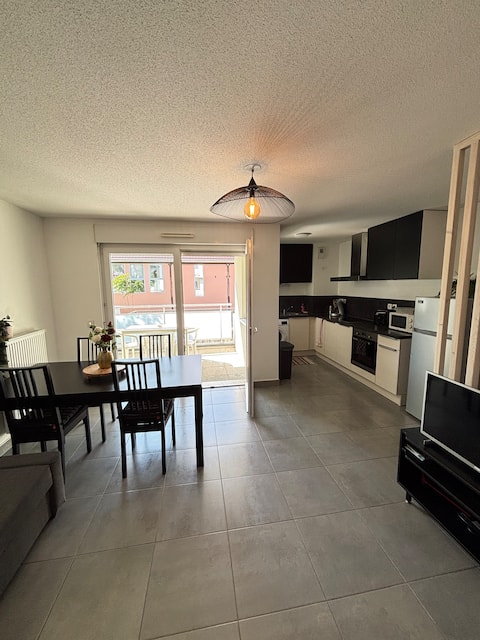 2 rooms near Strasbourg, Europa Park + terrace