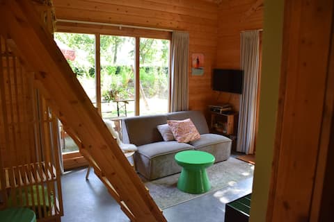 Top performing Airbnb: Wellness lodge 'Alletijd' Barneveld in the Veluwe in Barneveld