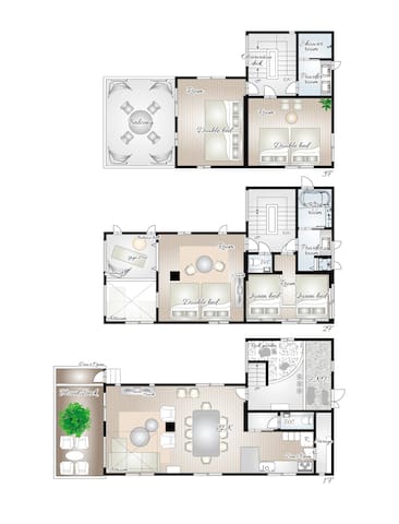 New!Entire house(232㎡)4minShinjuku/10minShibuya gallery image 2