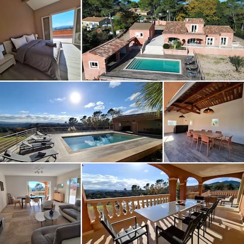 Villa de la Colline | Sublime VIEW • Pool House • Air conditioning