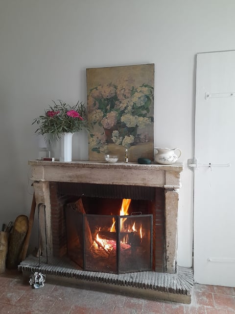 House in the city center, quiet. Inner courtyard.