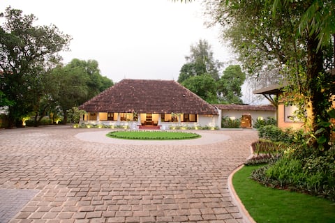Heritage bungalow with pool and modern amenities