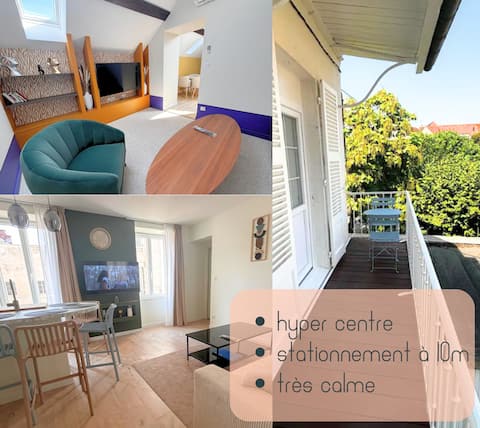 Lédonienne Break*: 10 people, 3 apartments, center, air conditioning