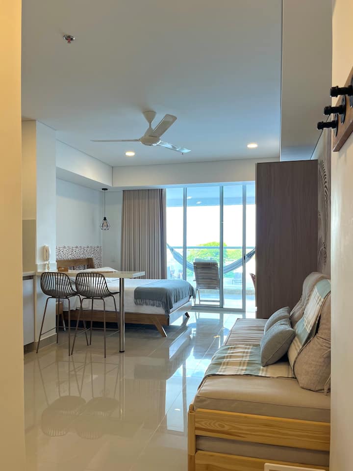 Loft | Piscina+5 Min Aeropuerto+wifi+sauna+turco - Cartagena