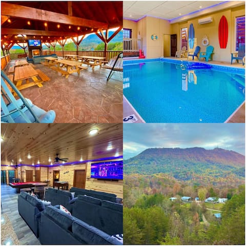 Amazing Brand New 8bdrm Cabin-Pool-Arcades-Gazebo