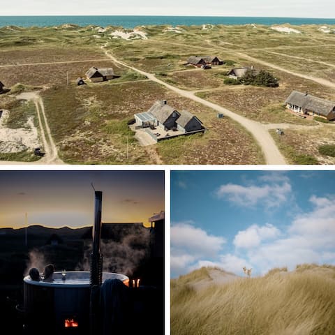 Scenic cottage, 300m to the sea and with hot tub