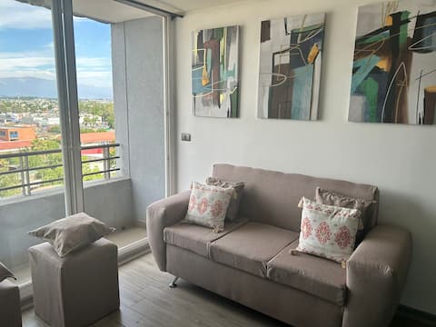 Top Airbnb: Fully equipped, unobstructed view and quiet neighborhood in La Cisterna