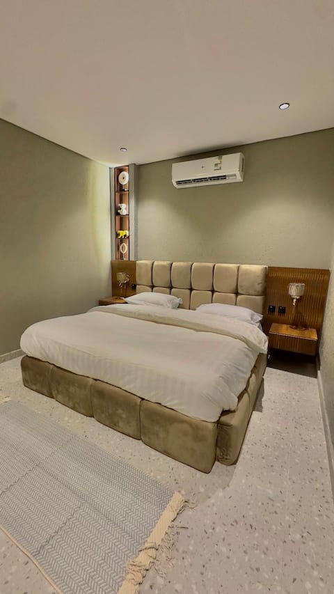 Apartment with hall, bedroom and kitchen