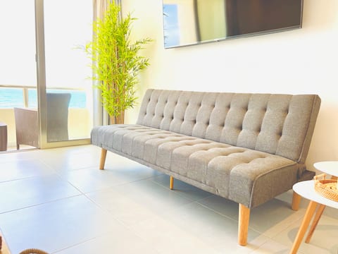 Successful Airbnb property: Studio with ocean view and balcony *604 in Cancún