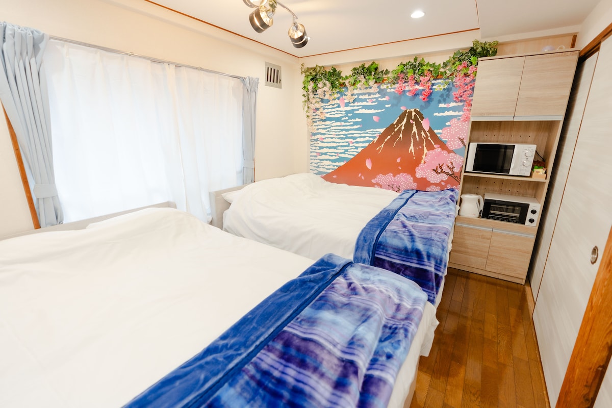 3 minutes to the station | 2nd floor | Many shops | 1 room for