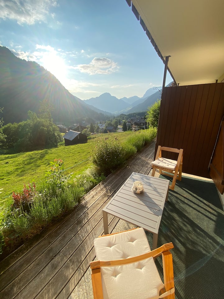 Petit Cocon Avec Terrasse Vue Montagne + Multipass - Les Crosets