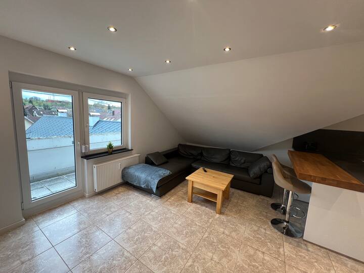 Penthouse: Aussicht, Ebk, Balkon & Tg - Renningen